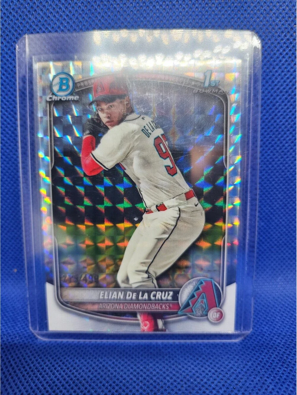 Elian De La Cruz [Refractor] #BCP-249 - 2025 Bowman Chrome Prospects - AZ